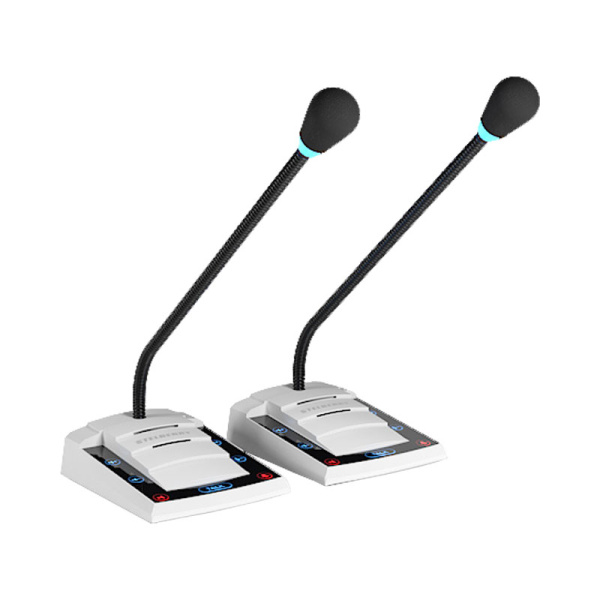 Stelberry D-600, белое цифровое переговорное устройство офисной связи "директор-секретарь" 